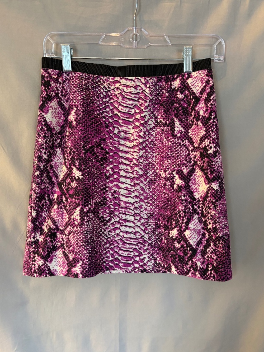 LOFT Petite Alligator Skin Print in Purple & Ivory color - Size 0P